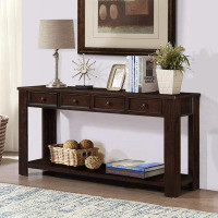 Red Barrel Studio 63" Solid Wood Console Table