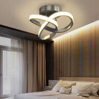 Ivy Bronx Ultra-thin Ceiling Lamp, Modern Dimmable Led Embedded With Remote Control