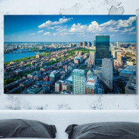 Made in Canada - Picture Perfect International 'Back Bay, in Boston, Massachusetts' Photographic Print on Wrapped Canvas