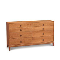 Copeland Furniture Mansfield 8 Drawer 66.13'' W Solid Wood Double Dresser