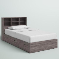 Mercury Row Rishi Full Low Profile Storage Platform Bed
