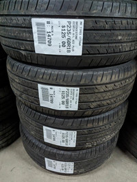 P235/60R18  235/60/18  BRIDGESTONE ECOPIA H/L 422 PLUS  ( all season summer tires ) TAG # 14709