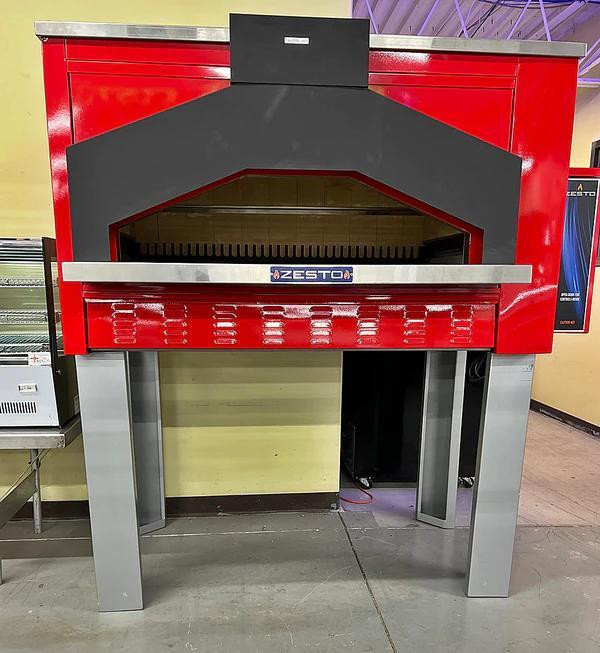 Zesto Open Brick Deck Pizza/ Bake Oven Gas 312SS-OB in Industrial Kitchen Supplies