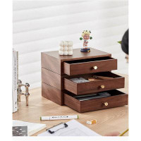 Orren Ellis Chander Manufactured Wood Desk Organizer with Drawera