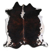 Foundry Select Daq NATURAL HAIR ON Cowhide Rug  EXOTIC WHITE BELLY BACKBONE