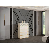 Everly Quinn Quandro Modern Style 5-Drawer Chest Made With Wood