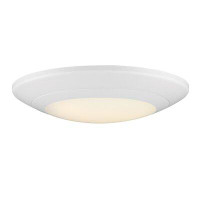 Ebern Designs Styles 1 - Light 7.2" Simple Bowl LED Flush Mount