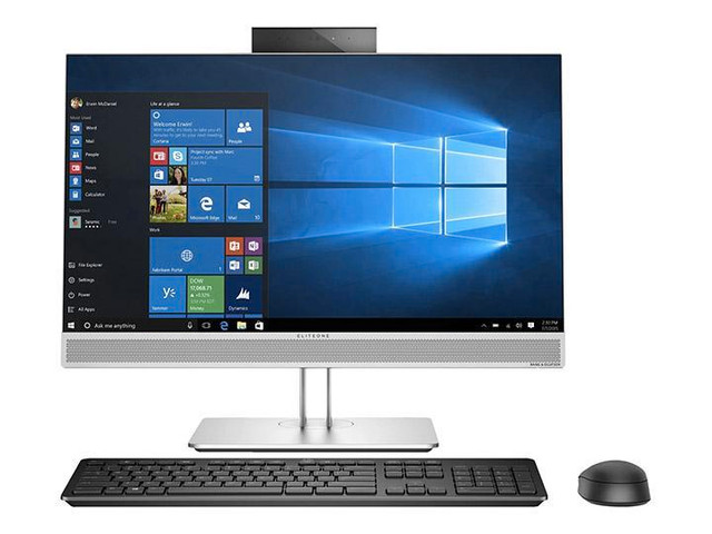 HP EliteOne 800 G4 AIO Desktop, Intel i7-8700, 16GB RAM, 500GB SSD, 23.8 Windows 11 + Office 2021 in Desktop Computers