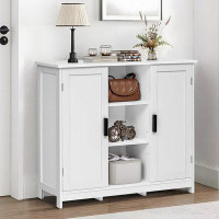 Red Barrel Studio Simple style storage cabinet with 2 doors