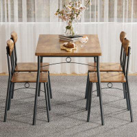 The Twillery Co. Whipton 4 - Person Dining Set