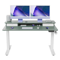 Accentuations by Manhattan Comfort Maximize Comfort And Efficiency With Modern Electric Standing Desk