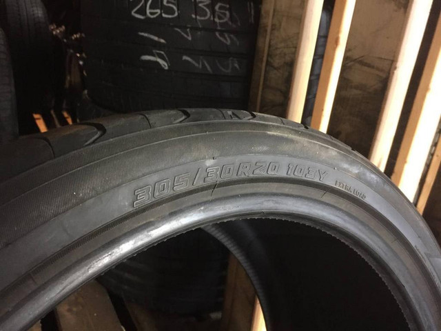 20 inch SINGLE (ONE) USED SUMMER TIRE 305/30R20 103Y YOKOHAMA ADVANAPEX V601 TREAD LIFE 90% LEFT in Tires & Rims in Toronto (GTA) - Image 4