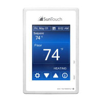 SunTouch 3'' L x 3'' W 120 Volt Underfloor Heating Thermostat with Programmable Thermostat