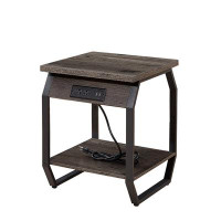 17 Stories Dalbey 21.7'' tall End Table