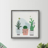 Marmont Hill Circular Planters by Marmont Hill - Picture Frame Print