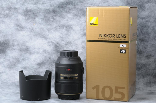 Nikkor AF-S VR Micro-Nikkor 105mm f/2.8G IF-ED Nikon (ID:1571) in Cameras & Camcorders