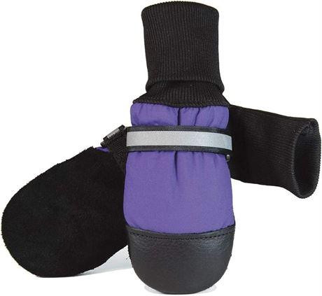 Muttluks Inc Ml-flxxlpr Fleece lining 12.1 cm to 13.3 cm Dog boots, XXL, Purple dans Accessoires  à Ontario