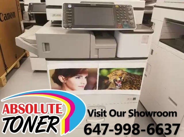Ricoh MP 3554 Black and White Laser Multifunction Printer Finisher Copy Machine Photocopier LEASE Copiers Printers 35PPM in Other Business & Industrial in Ontario - Image 3