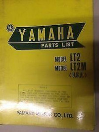 1972 Yamaha LT2 LT2M USA Parts List