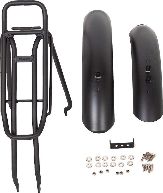 NEW REAR RACK & FENDER KIT FOR ECOTRIC FAT TIRE BIKE 614625 in Other Parts & Accessories in Alberta - Image 3