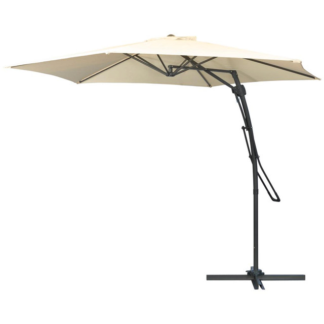 Cantilever Patio Umbrella 115.4" x 95.7"  Cream White in Patio & Garden Furniture - Image 2