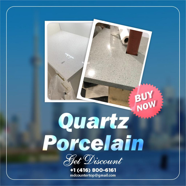 Mega Discount on Premium Quartz and Porcelain Countertop in Cabinets & Countertops in Toronto (GTA)