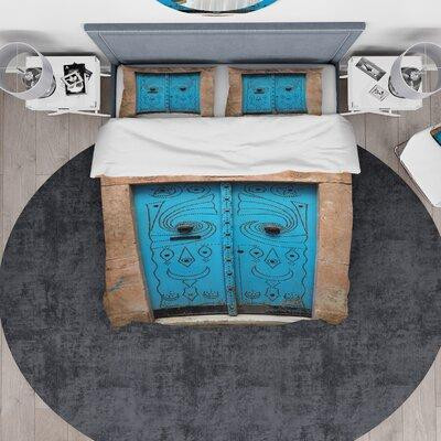 Made in Canada - East Urban Home Designart Arabic Door Duvet Cover Set in Bedding