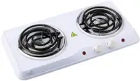 Hauz Basics™ Double Burner Portable Electric Cooktop