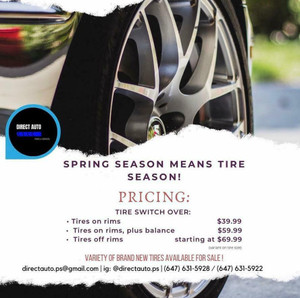 Tire Sales and Services - Located in GTA City of Toronto Toronto (GTA) Preview