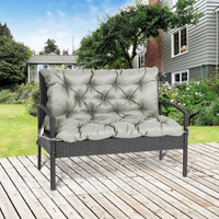Bench Cushion 39.4" x 38.6" x 3.1" Light Grey