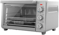 All youll ever need for cooking! Black + Decker Crisp N Bake Air Fry 6-Slice Toaster Oven