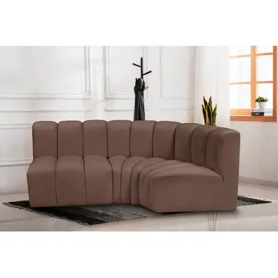 Meridian Furniture USA 84" Vegan Leather Sofa