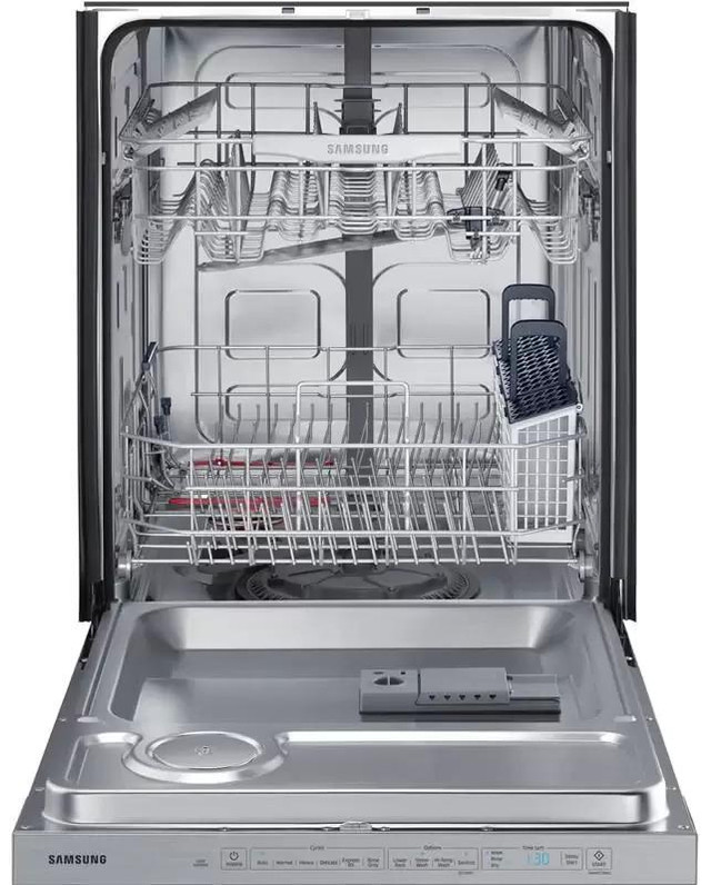 Samsung DW80K5050US 24 Built-In Under counter Dishwasher With 2 Loading Racks &amp; 48 DBA Stainless Steel Color in Dishwashers in Markham / York Region - Image 3