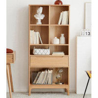 HIGH CHESS Solid wood bookcase Simple storage cabinets