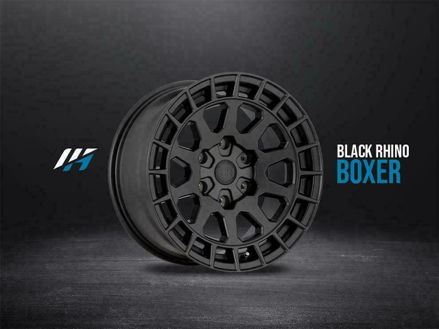 Black Rhino Boxer Off road Wheels 15 / 16 / 17 Inch for RAV4 Crosstrek Forester - FREE Shipping Canada Wide in Tires & Rims - Image 2