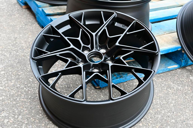 $799 Satin Black HRE FF10 Replica Rim 18inch 5x112 +40 57.1 Call/text 289 654 7494 Rim VW Golf GTI Jetta 5505 Rim A3 in Tires & Rims in Toronto (GTA) - Image 3