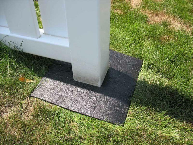 Weedseal® Fence and Border Guard & PreCut Post Protectors with Slit Guard 1/4 THICK! in Decks & Fences - Image 4