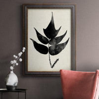 Bay Isle Home™ Fern Silhouette IV Premium Framed Canvas- Ready To Hang