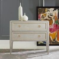Modern History Home Gustavian 2 Drawer Accent Chest