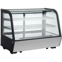 Brand New Counter Top 35 Curved Glass Refrigerated Pastry Display Case