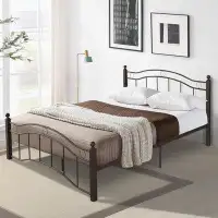 Home Decor Modern Design Modern Metal Bed Frame With Headboard And Footboard