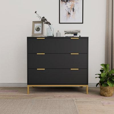 Everly Quinn Commode 3 tiroirs l 31,5 po in Dressers & Wardrobes in Québec