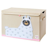 3 Sprouts 3 Sprouts Kids Toy Chest - Storage Trunk For Boys And Girls Room, Llama