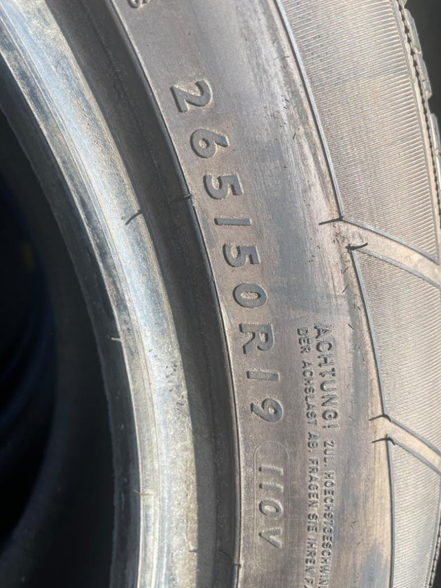 265/50/19 4 Pneus HIVER Dunlop BON ÉTAT in Tires & Rims in Greater Montréal - Image 4