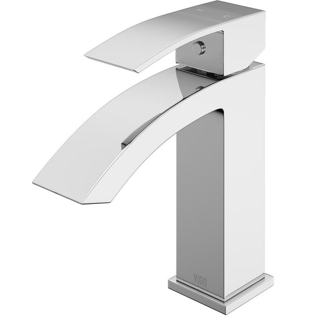 VIGO Satro Single Hole Bathroom Faucet in 4 Finishes in Plumbing, Sinks, Toilets & Showers - Image 3