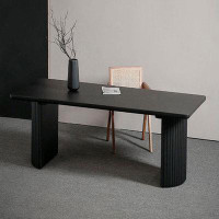 Hokku Designs Diamanda Rectangular 78.74'' L x 31.49'' W Dining Table