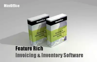 Manage your business with MiniOffice, inventory control, invoicing, barcode printing, mobile App, POS lite easy to use