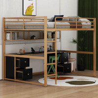 Isabelle & Max™ Altfried Kids Full Loft Bed with Drawers