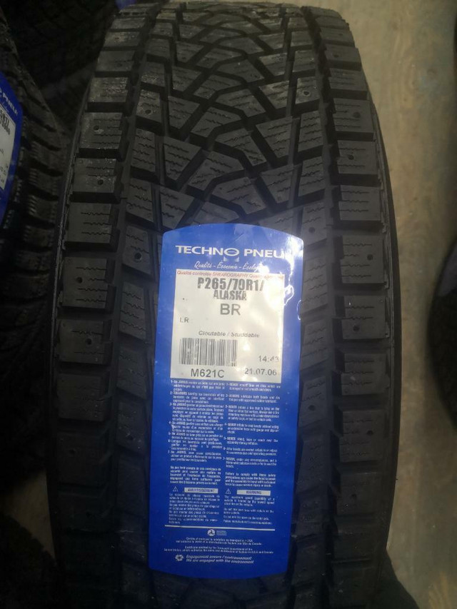 265/70/17 4 pneus hiver techno pneus neufs in Tires & Rims in Greater Montréal - Image 3