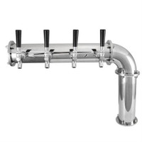 STAINLESS STEEL TOWER PERSEY 4 FAUCETS, RIGHT, UBC Group - PS190-4R